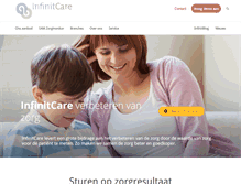 Tablet Screenshot of infinitcare.com